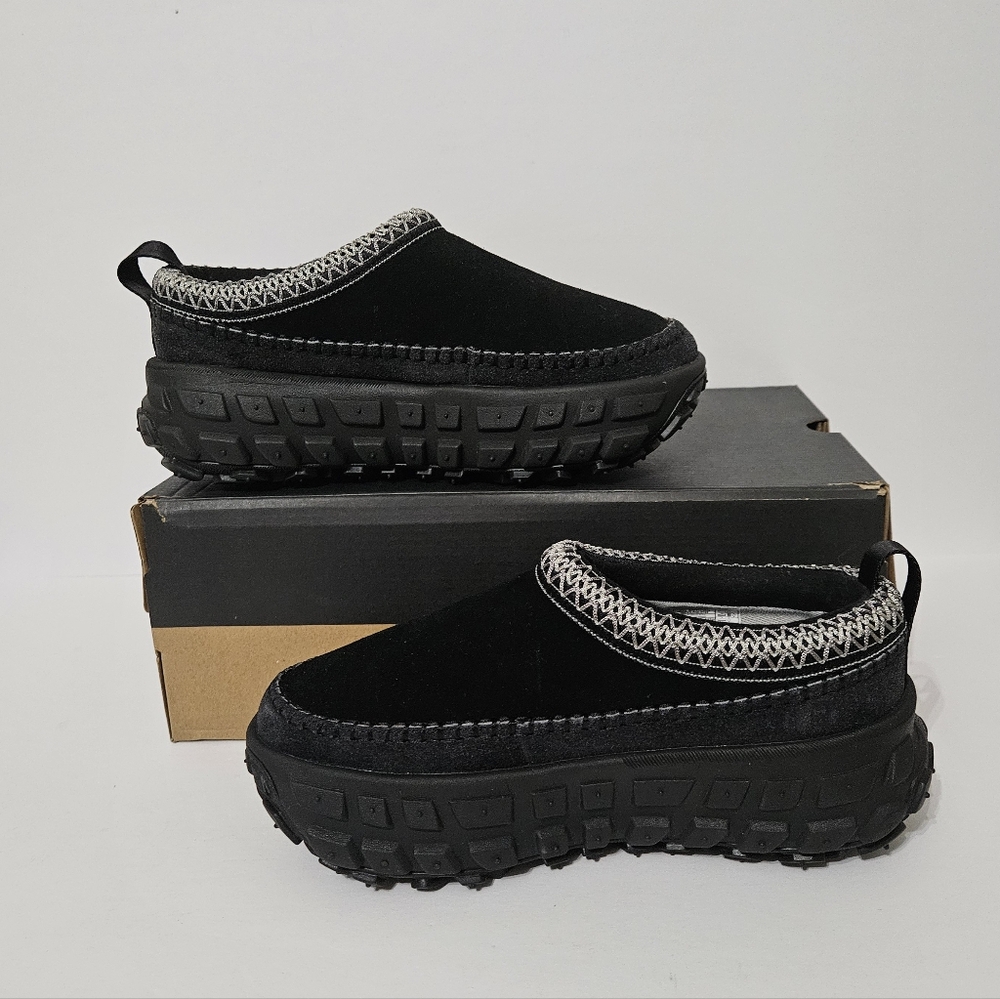 UGG Black and Gray Slip-On Loafers - Picture 2 of 8